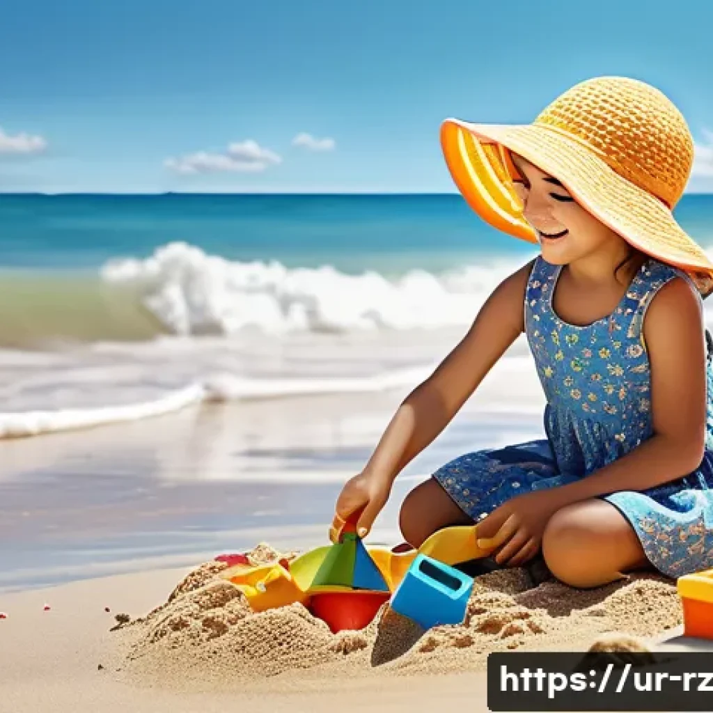 마인드풀테크와 인재 관리 - **Prompt:** "A young girl (age 7) wearing a colorful, modest sundress and a wide-brimmed sun hat, pl...