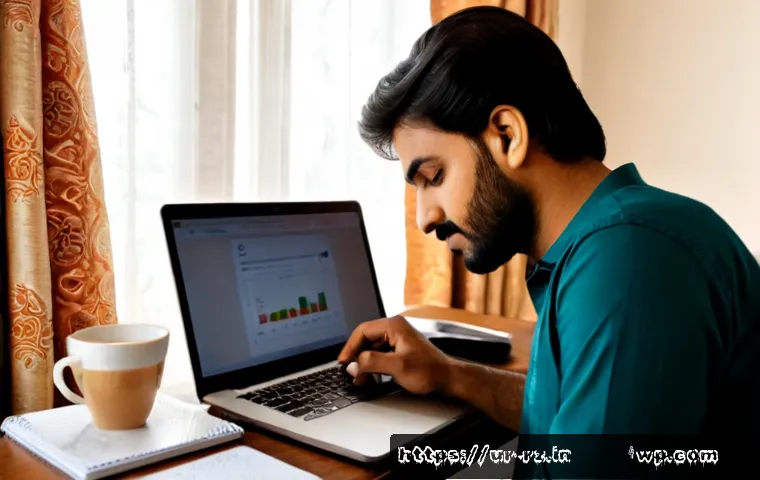 Home 17 마인드풀테크 개발에 필요한 인사이트 - Photorealistic Pakistani software developer in a calm Lahore home office, thoughtfully reviewing a w...